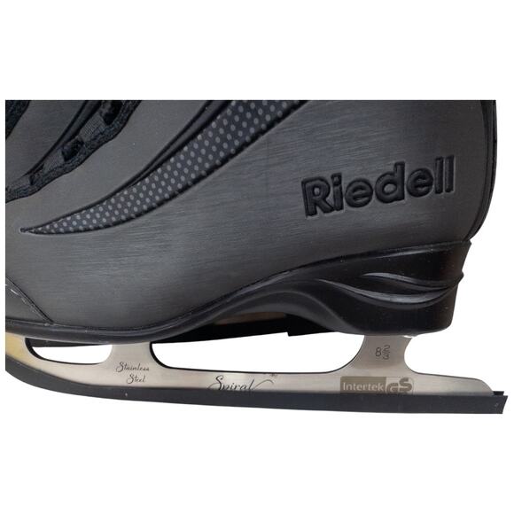 Riedell Soar Ice Skates Gray Onyx Adult Size 4 US Kids 3 3.5 Women's 4.5 5 - Picture 5 of 8